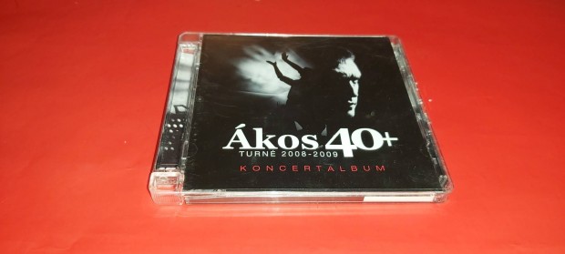 Ákos 40+ Turné 2008-2009 Koncertalbum dupla Cd 