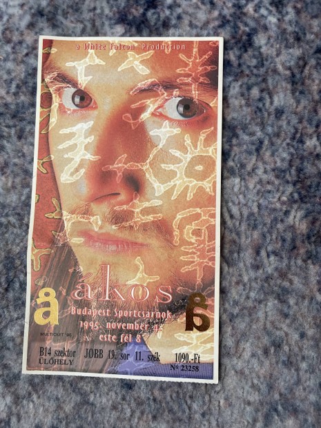 Ákos koncert jegy