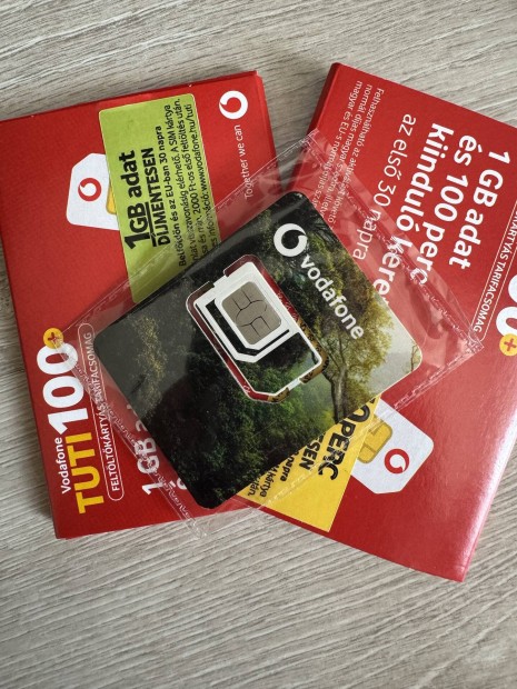 Aktivalt Vodafone SIM elad 