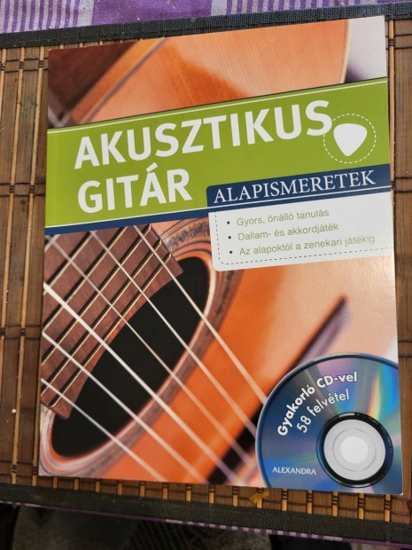 Akusztikus gitr alapismeretek +CD knyv 