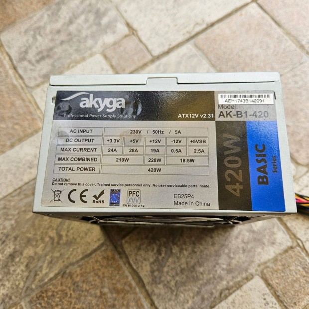 Akyga 420W tpegysg