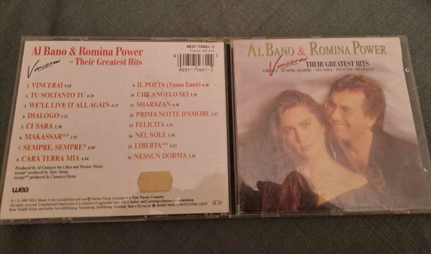 Al Bano & Romina Power - Vincerai - Their Greatest Hits CD