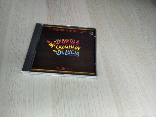 Al Di Meola, J. Mclaughlin, P. De Luca Friday Night In . / CD