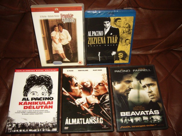 Al Pacino dvd , blu-ray film gyjtemny ! j filmek Cserlhetk !