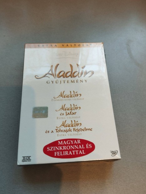 Aladdin DVD gyűjtemény bontatlan