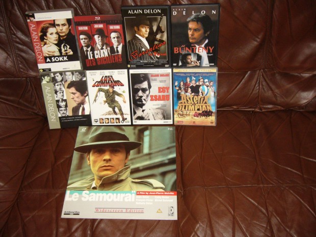 Alain Delon . dvd , blu-ray , laserdisc . Cserlhet !