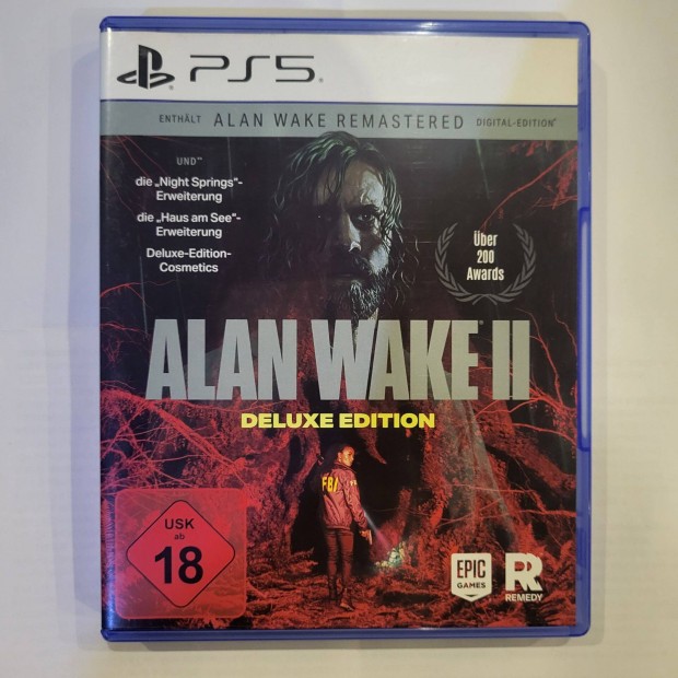 Alan Wake II Deluxe Edition ps5 játék eladó-csere