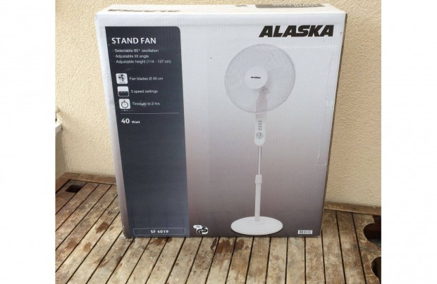 Alaska 40 cm ll Ventiltor 40 W Bontalan csomagolsban!