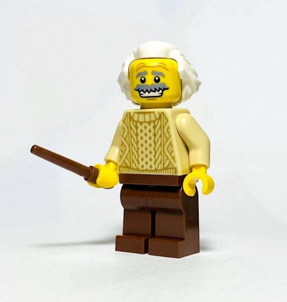 Albert Einstein Eredeti LEGO egyedi minifigura - Tuds - j