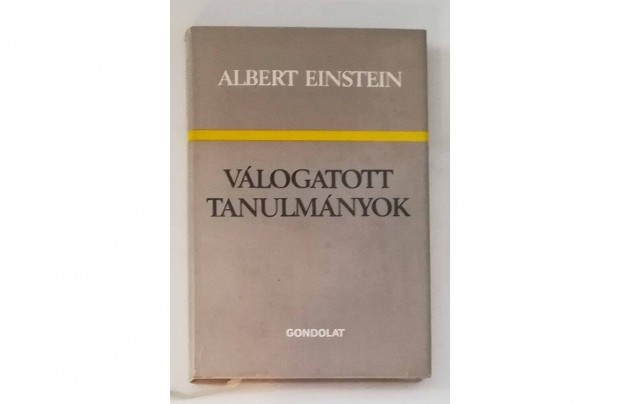 Albert Einstein: Vlogatott tanulmnyok