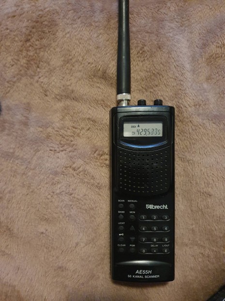 Albrecht AE55H radio frekvencia scanner