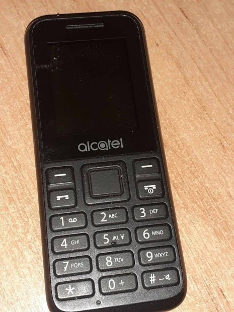Alcatel 1068D mobiltelefon, kártyafüggetlen, Dual Sim, Fekete