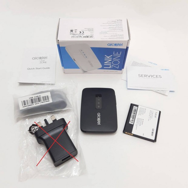 Alcatel linkzone MW40 hordozhat LTE 4G modem + SIM router