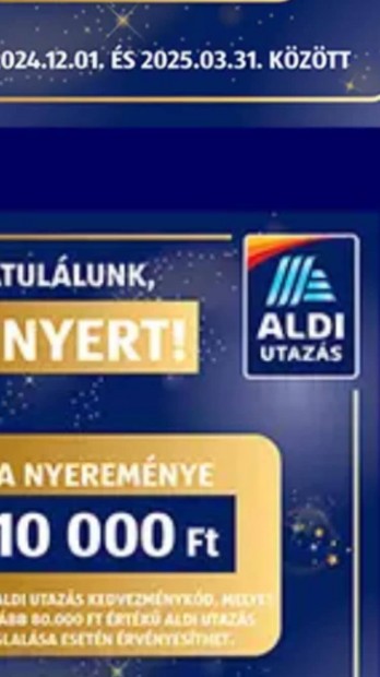 Aldi utazs nyeremny kdok