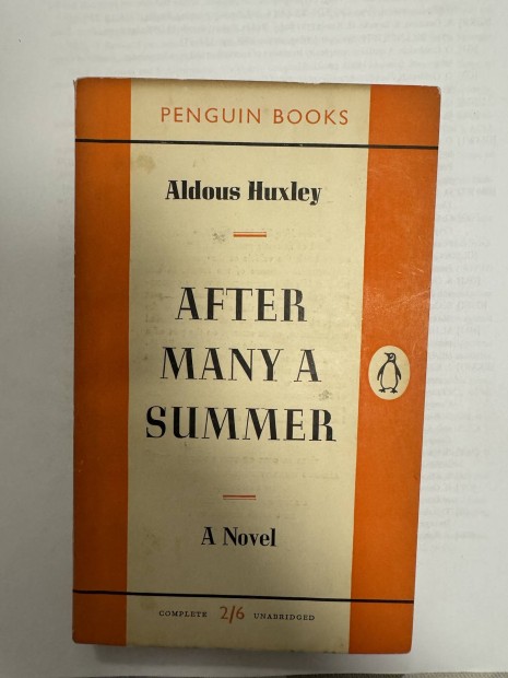 Aldous Huxley After Many a Summer angol nyelven