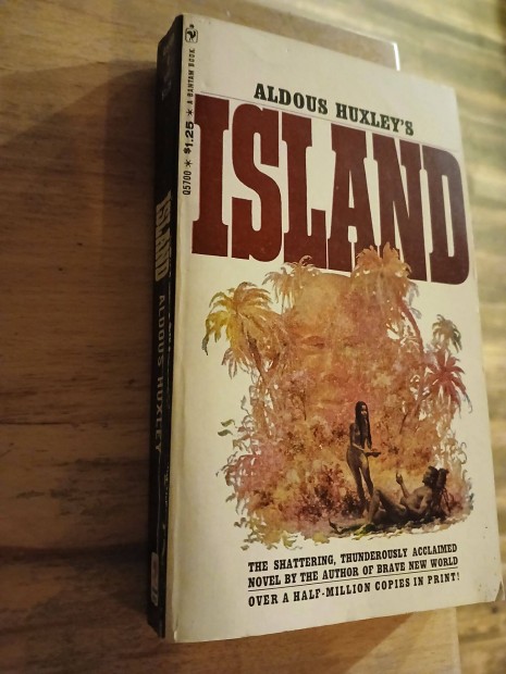 Aldous Huxley: Island - Amerikai kiads 1968