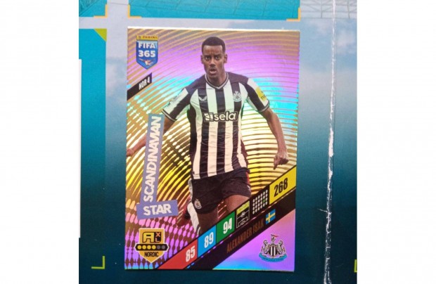 Alexander Isak Panini Fifa 365 2024 Scandinavian Star focis krtya