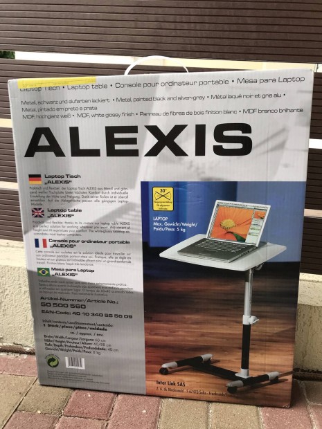 Alexis llthat magassg guruls laptop asztal