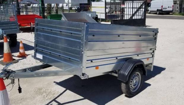 Alfa 12011MN.75 j Nyitott utnfut Dupla oldalfallal,108x200cm 750kg