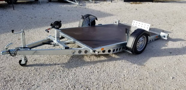 Alfa 12516MP.75SC Új süllyeszthető platós csörlős 256x160cm 750kg