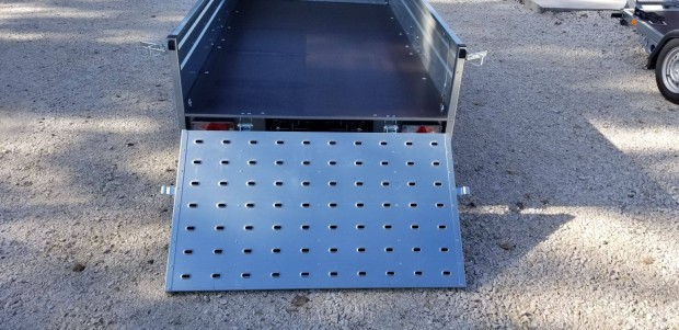Alfa 13015MN.75FAB Új 294x144cm Billenős + Feljáróhátsóajtóval 750kg