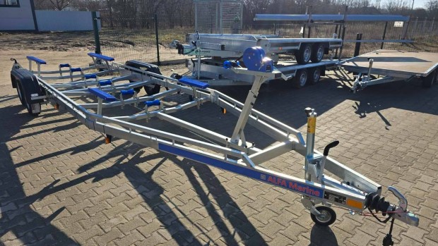 Alfa Marine T-48125HP.300A Duplatengelyes Hajószállító 245x810cm 3000k