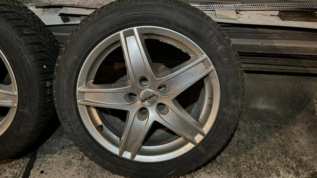 Alfa Opel 5x110 17" alufelni tli gumikkal 225/50R17