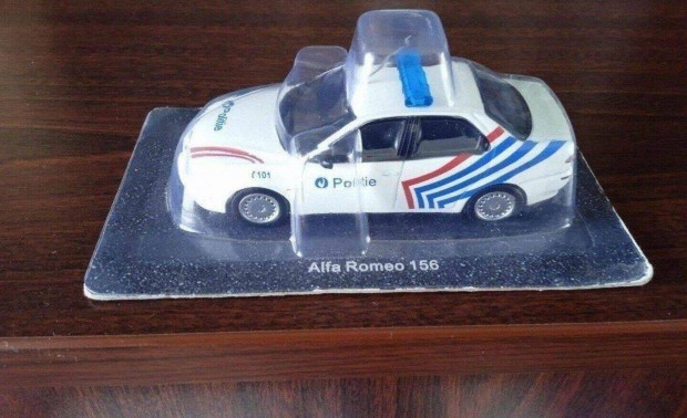 Alfa Romeo 156 Belga rendr kisauto modell 1/43 Elad