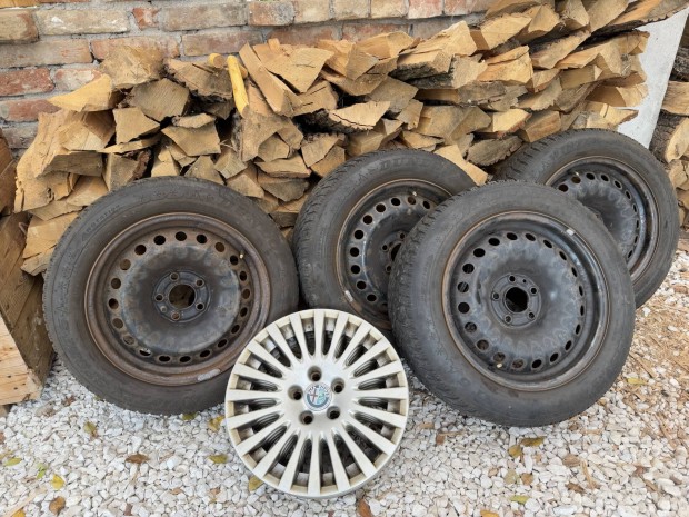 Alfa Romeo 159 lemezfelni, acélfelni, téligumi