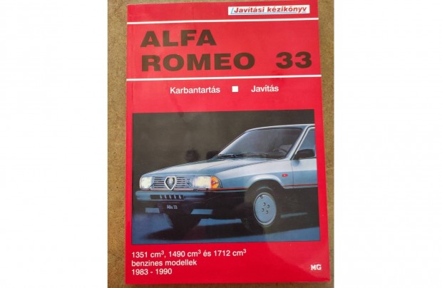 Alfa Romeo 33 javtsi karbantartsi knyv