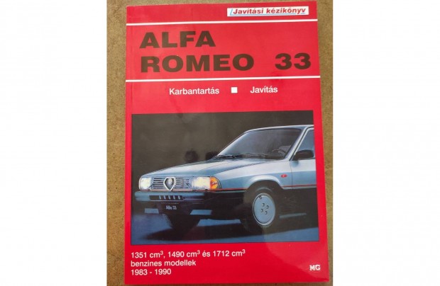 Alfa Romeo 33 javtsi karbantartsi knyv