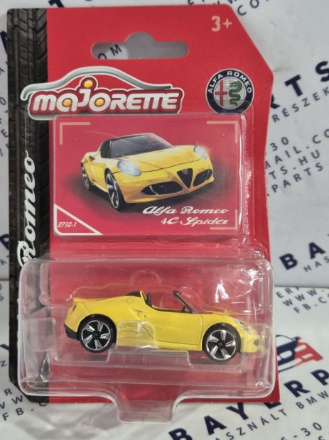 Alfa Romeo 4C Spider (2015) -  Majorette - 1:64