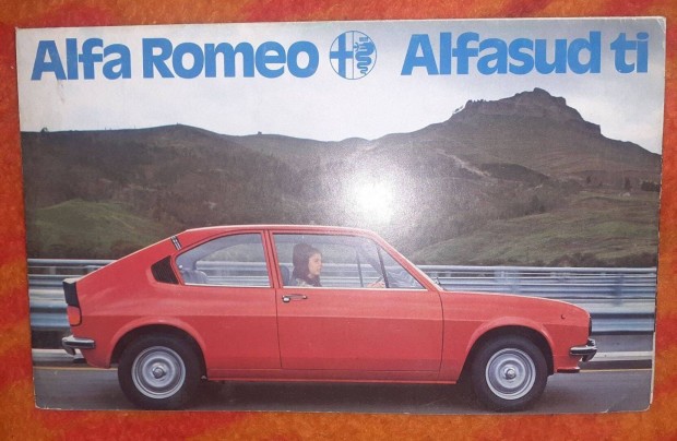 Alfa Romeo Alfasud ti Angol prospektus