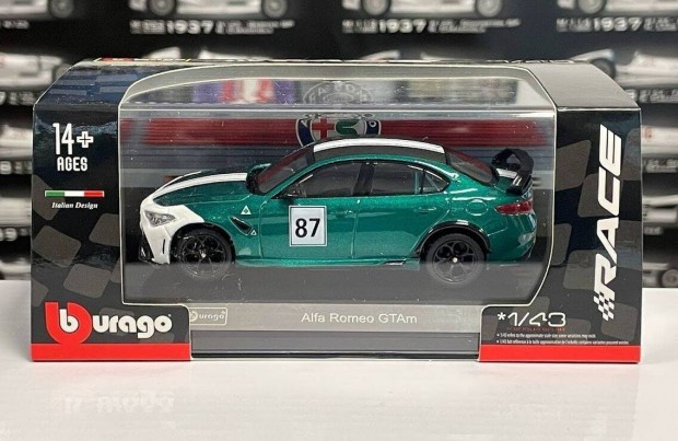 Alfa Romeo Giulia Gtam Nr.87 2021 1:43 1/43 Bburago