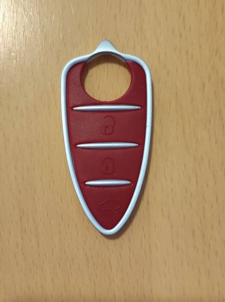 Alfa Romeo Mito és Giulietta kulcsház piros vagy fekete gumibetét