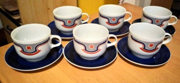Alföldi porcelán Bella menzamintás kávéskészlet