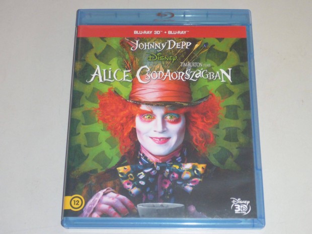 Alice Csodaorszgban 3D + 2D blu-ray film