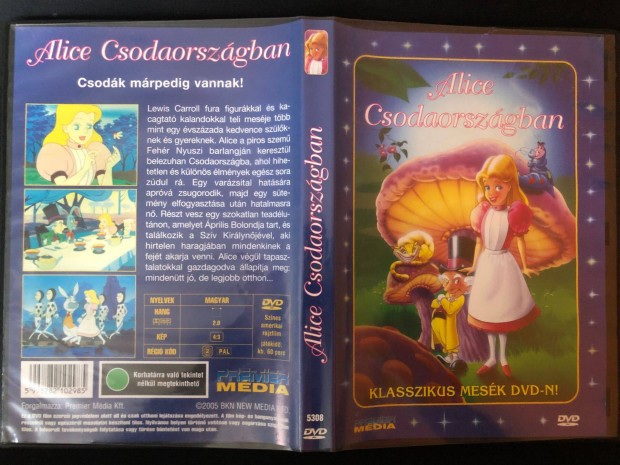 Alice Csodaorszgban (karcmentes) DVD