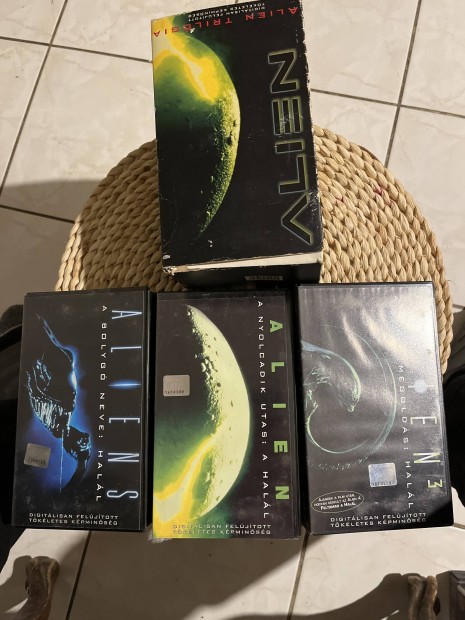 Alien 1,2,3 pakk vhs film