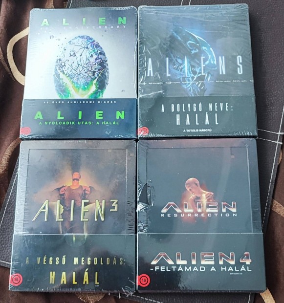 Alien 1-4 magyar bontatlan steelbook