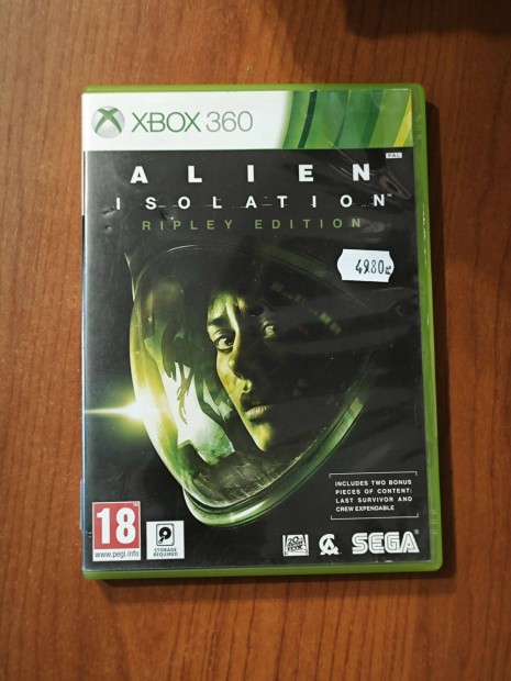 Alien Isolation Ripley Edition Xbox 360 és még 400 játék készleten!