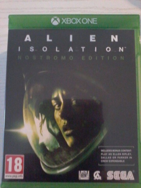 Alien Isolation Xbox 1 jtk elad.(nem postzom)