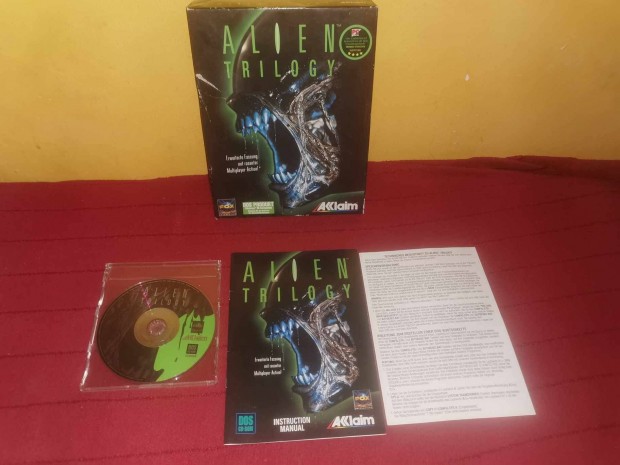 Alien Trilogy Big Box Pc Game (német tokos)