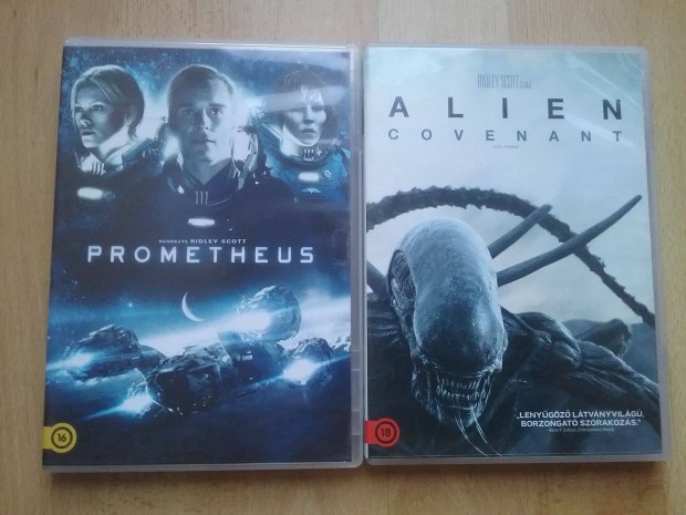 Alien- Prometheus s Alien- Covenant . Szinkronizlt dvd-k