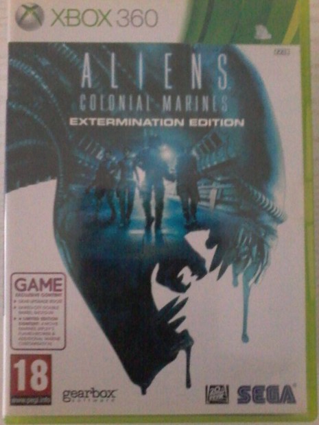 Aliens Colonial Marines Xbox 360 jtk elad.(nem postzom)