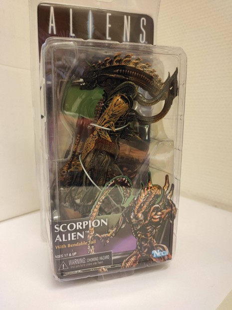 Aliens Scorpion Alien 18 cm magas gyjti figura, Neca