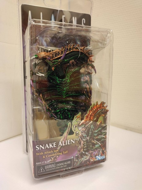 Aliens Snake Alien 18 cm magas gyjti figura, Neca