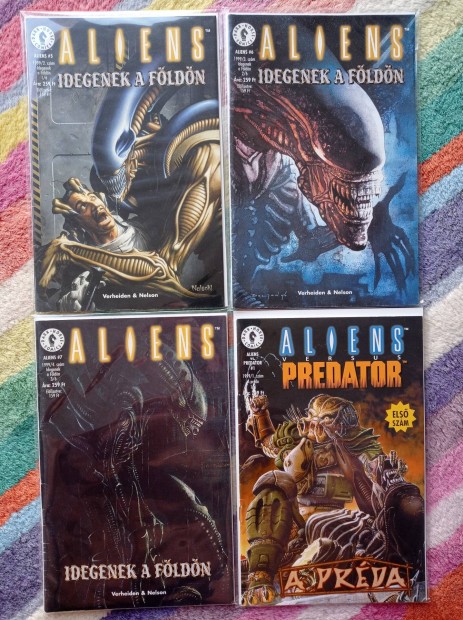 Aliens - Idegenek a Fldn 1-3. + Avp - Prda 1. ajndk kpregny