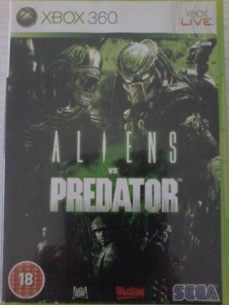 Aliens vs Predator Xbox 360 jtk elad.(nem postzom)