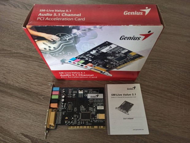 Alig hasznlt Genius 5.1 PCI hangkrtya dobozban elad